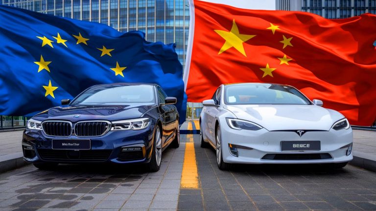 BMW et Tesla s&rsquo;unissent pour défier l&rsquo;UE : la surtaxe de 35,3 % sur les voitures chinoises secoue l&rsquo;industrie auto