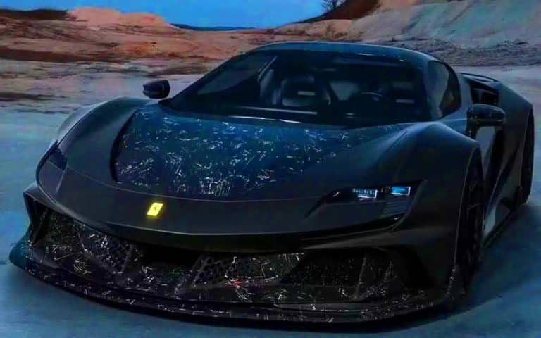 Cette Ferrari SF90 VX ultra-rare incarne le supercar ultime au style de Dark Vador