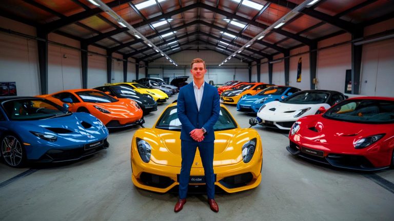 À 23 ans, il possède 75 supercars valant 81 millions $ : une richesse automobile défiant les rêves de toute une vie