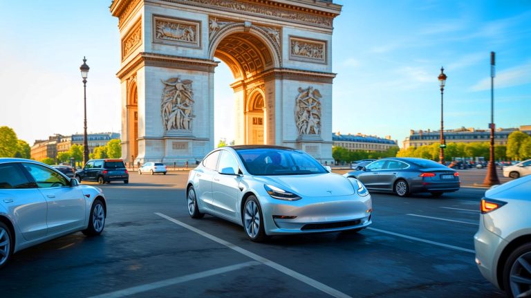 Quand une Tesla autonome ose défier la place de l’Étoile : découvrez cette confrontation technologique qui va vous surprendre par son audace et ses enjeux dramatiques