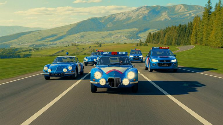 « C&rsquo;est un retour inattendu ! » : la Gendarmerie révèle ses voitures historiques Alpine, Peugeot et Subaru sur le Tour 2025 pour un spectacle inoubliable