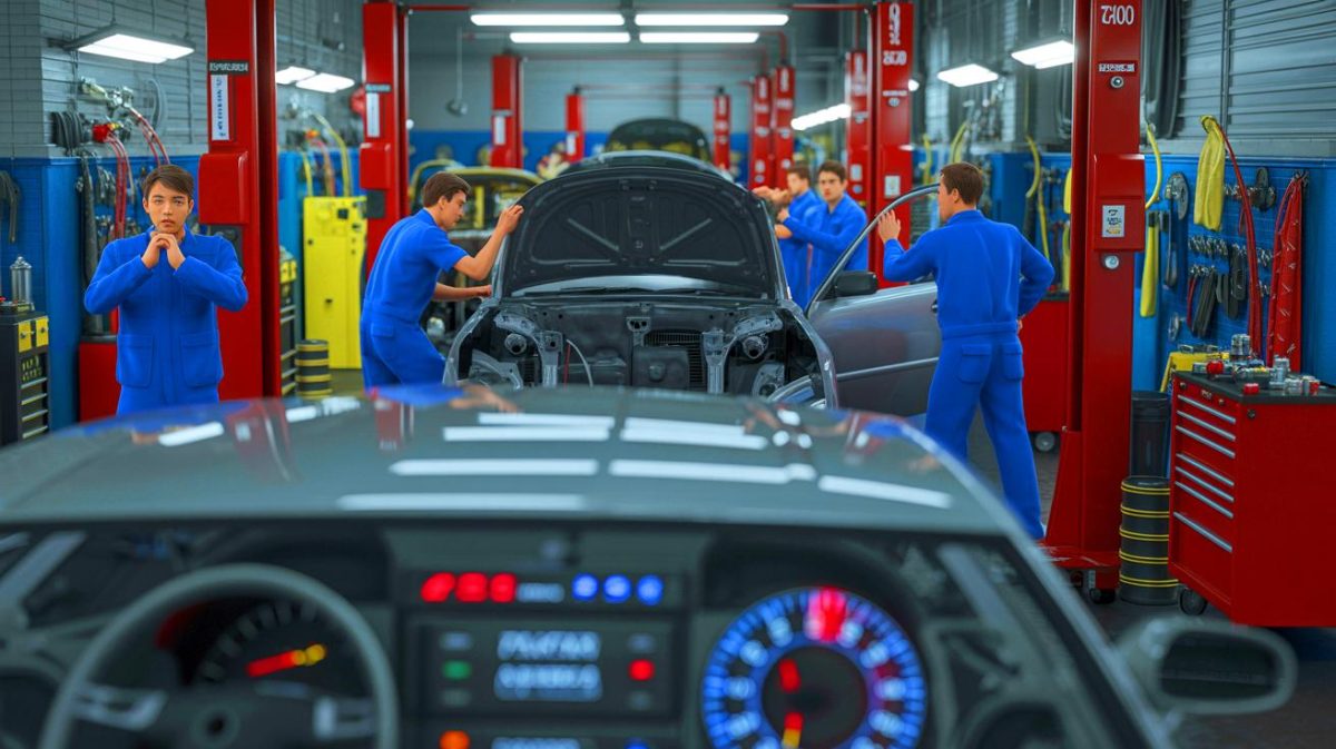 Illustration de l'impact du scandale des airbags Takata sur les garages et les automobilistes en France.