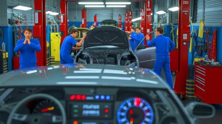 Illustration de l'impact du scandale des airbags Takata sur les garages et les automobilistes en France.