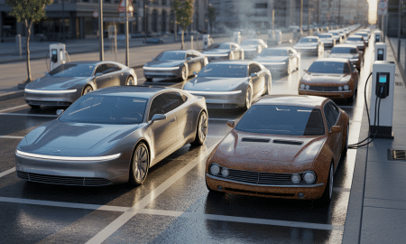 découvrez comment la révolution des voitures électriques transforme l'industrie automobile et annonce la fin des moteurs à combustion traditionnels.